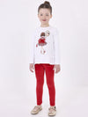 Mayoral completo leggings bambina in ciniglia