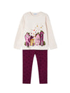 Mayoral completo leggings bambina floccato