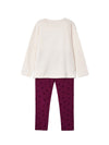Mayoral completo leggings bambina floccato