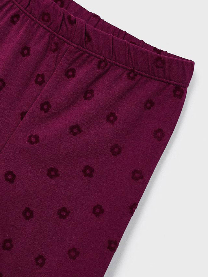 Mayoral completo leggings bambina floccato