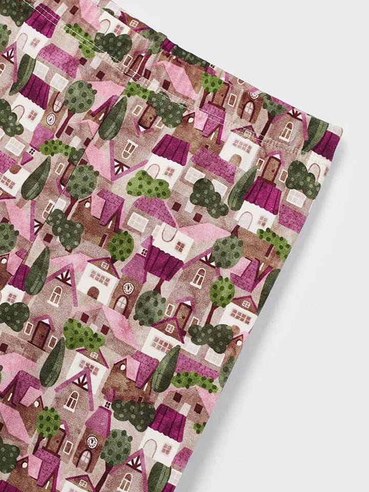 Mayoral completo leggings bambina stampa fiori