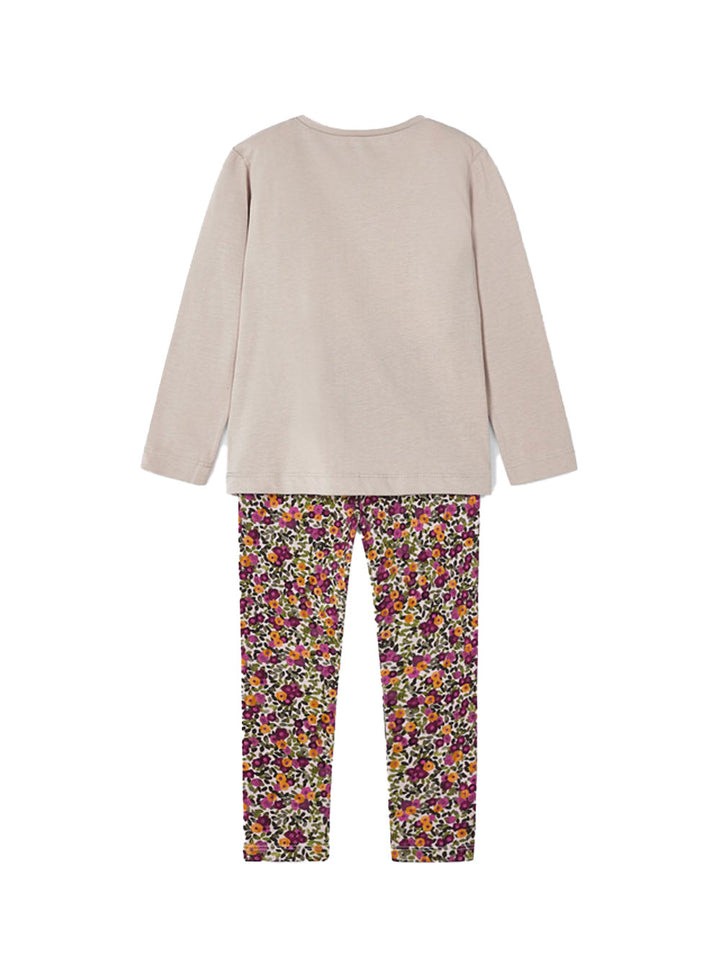 Mayoral completo bambina leggings e t-shirt stampato