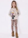 Mayoral completo bambina leggings e t-shirt stampato