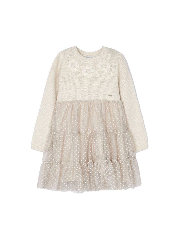 Mayoral vestito bambina manica lunga tricot