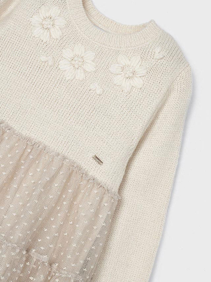 Mayoral vestito bambina manica lunga tricot