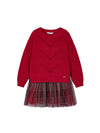 Mayoral vestito bambina tricot in tulle