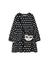 Mayoral vestito bambina borsetta nero