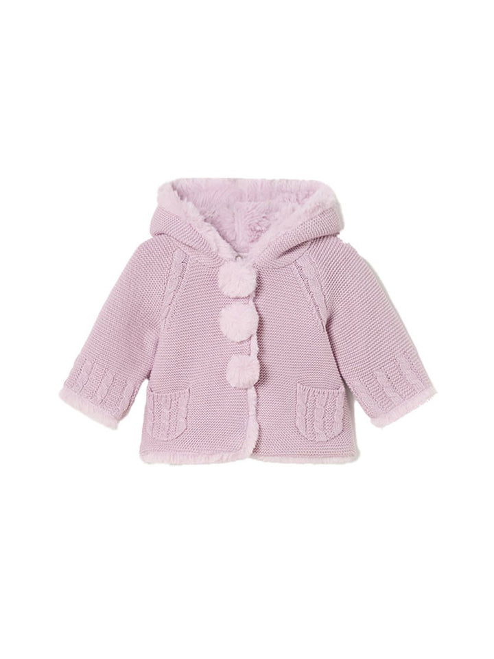 Mayoral newborn cardigan newborn fur