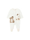 Mayoral newborn romper chenille bears