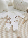 Mayoral newborn romper chenille bears