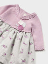 Mayoral newborn vestito neonata combinato