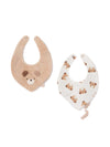Mayoral newborn set of 2 baby bibs