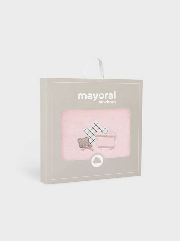 Mayoral newborn copertina neonata rosa baby