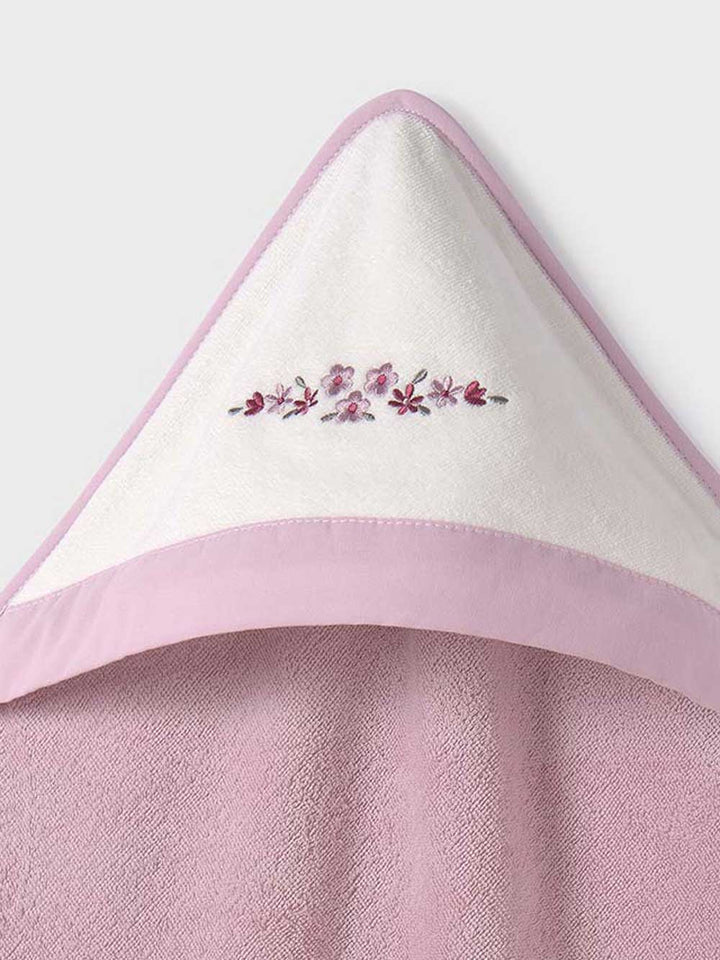 Mayoral newborn accappatoio triangolo fiore