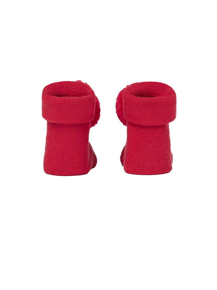 Mayoral newborn set calzini e fascia rosso