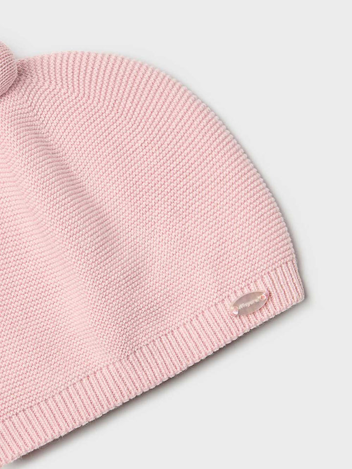 Mayoral newborn cappellino nascita neonata rosa