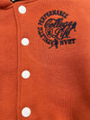 Never Too felpa college bambino zucca