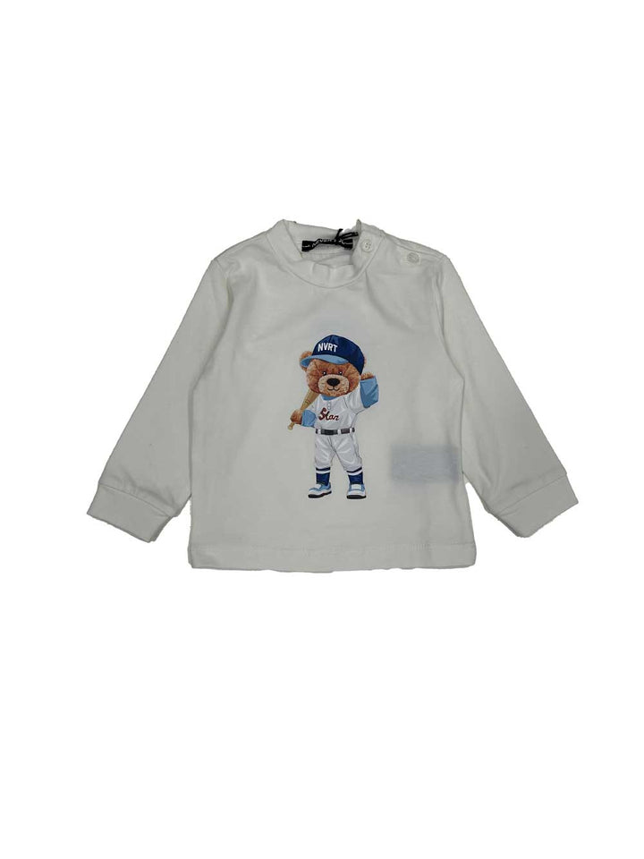 Never Too t-shirt bambino stampa orsetto