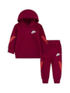 Nike kids tracksuit burgundy