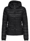 Onltahoe black down jacket 100 grams hood