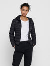Onltahoe black down jacket 100 grams hood