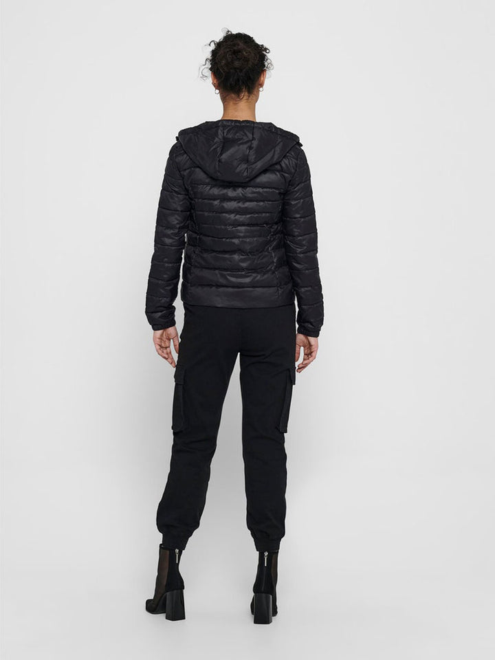 Onltahoe black down jacket 100 grams hood
