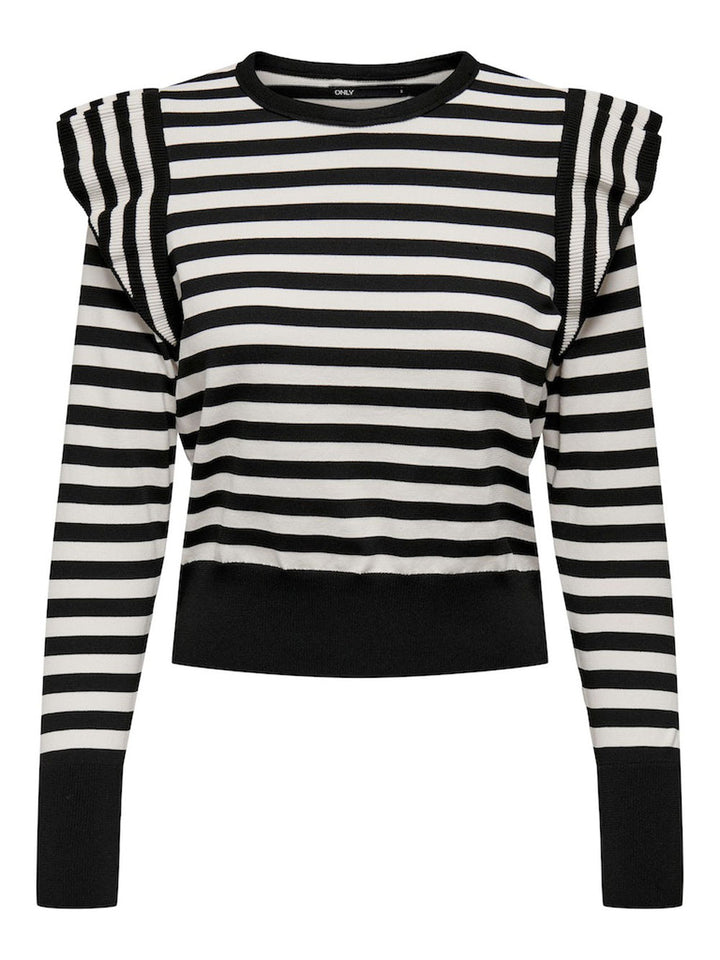 Onlkelci women's striped sweater