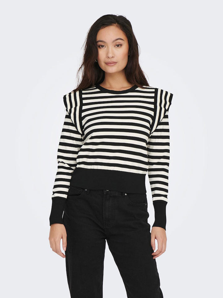 Onlkelci women's striped sweater