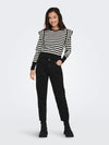 Onlkelci women's striped sweater