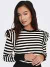 Onlkelci women's striped sweater