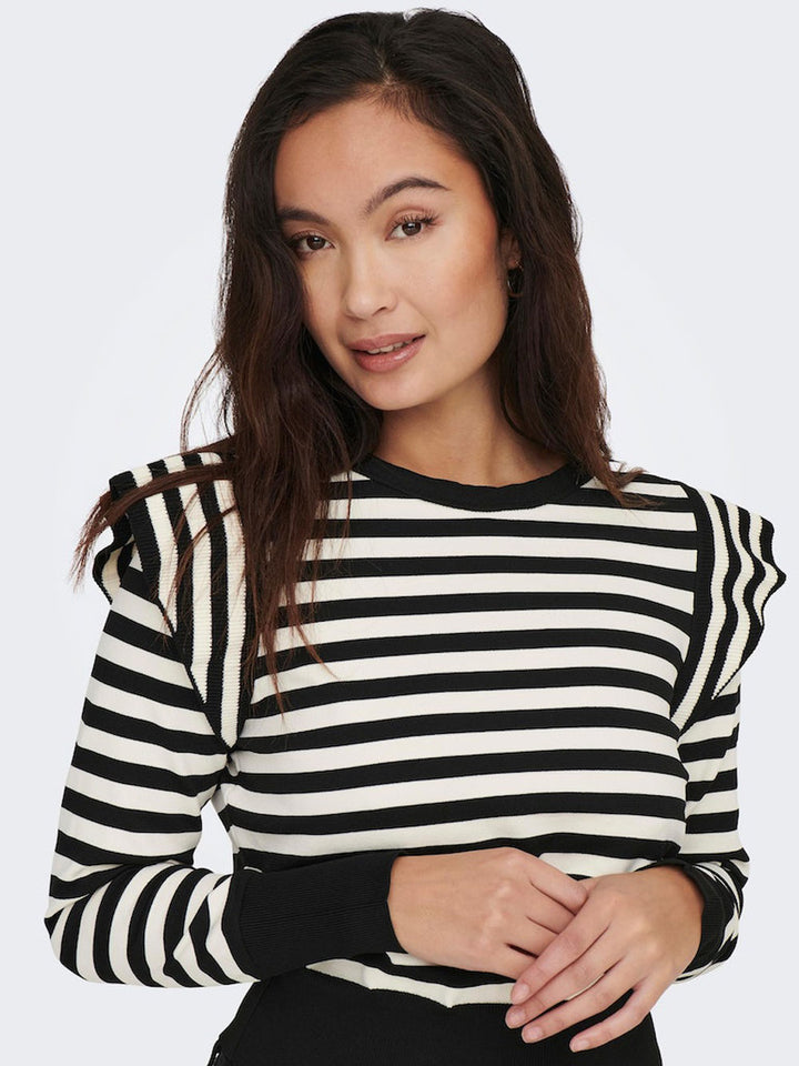 Onlkelci women's striped sweater