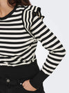 Onlkelci women's striped sweater