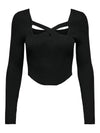 Onllisa women's pullover square neck black