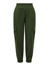 Only onlsania women's green cargo pants