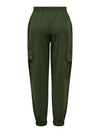 Only onlsania women's green cargo pants