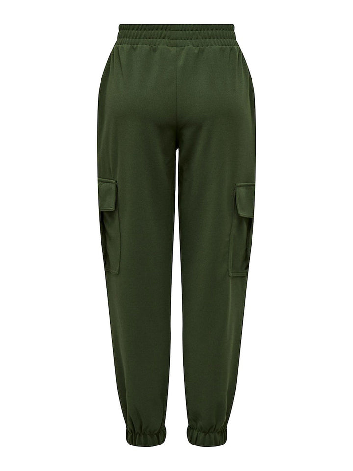 Only onlsania women's green cargo pants