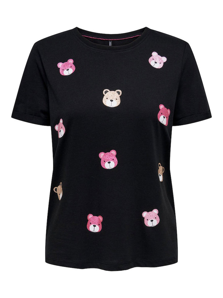 Only kita t-shirt donna stampa allover