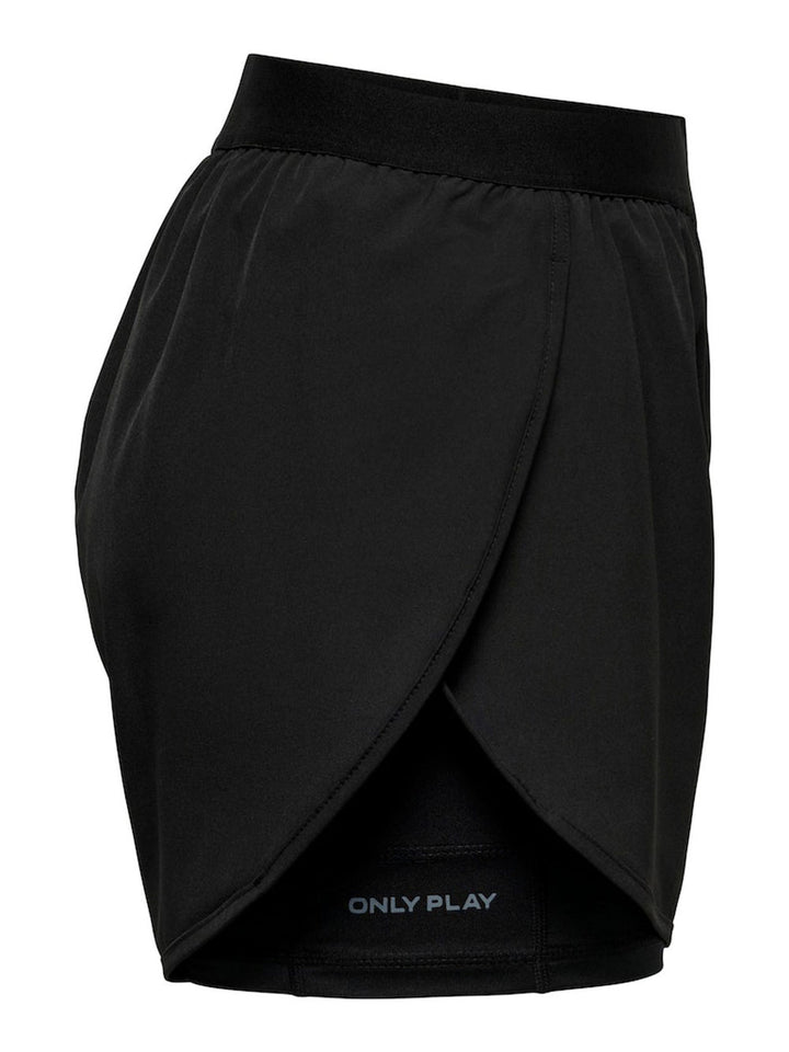 Onpgil women's black sports shorts