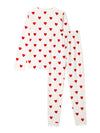 Petit Bateau girl's hearts pajamas