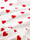 Petit Bateau girl's hearts pajamas