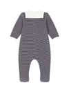 Petit Bateau striped footed romper