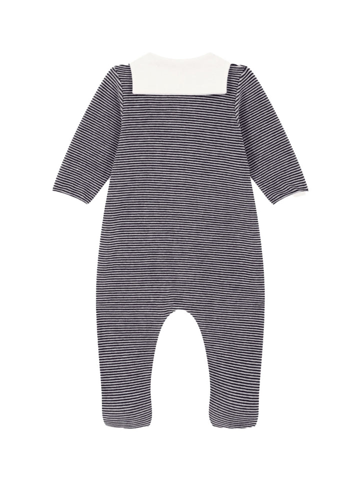Petit Bateau striped footed romper