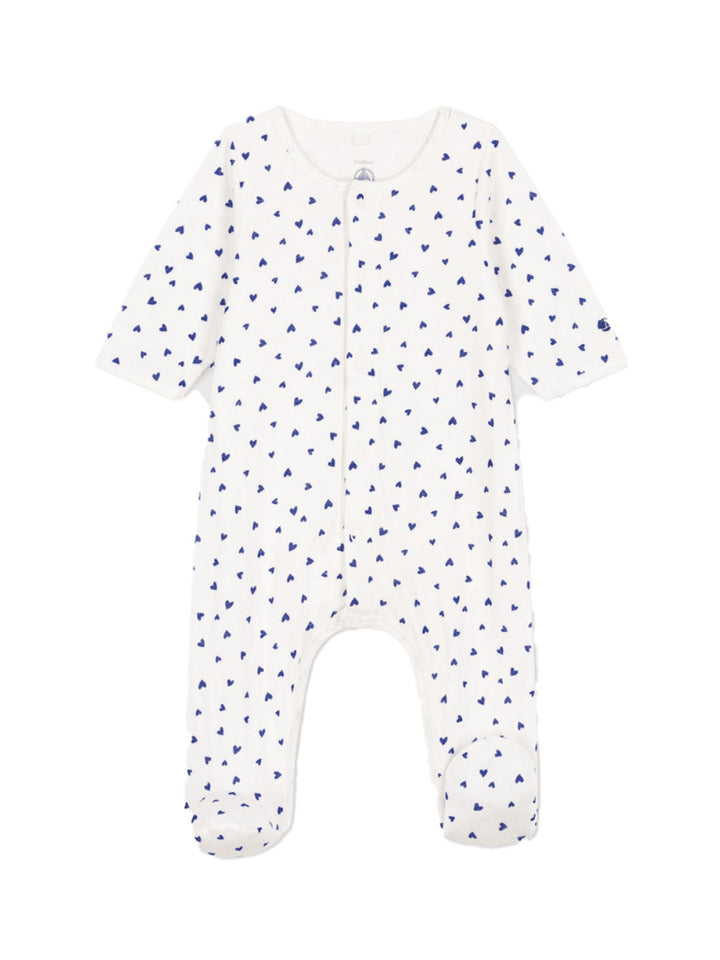 Petit Bateau baby bodyjama hearts