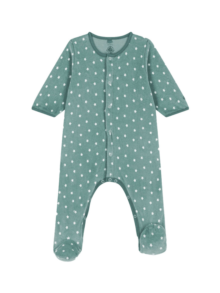 Petit Bateau chenille romper with stars