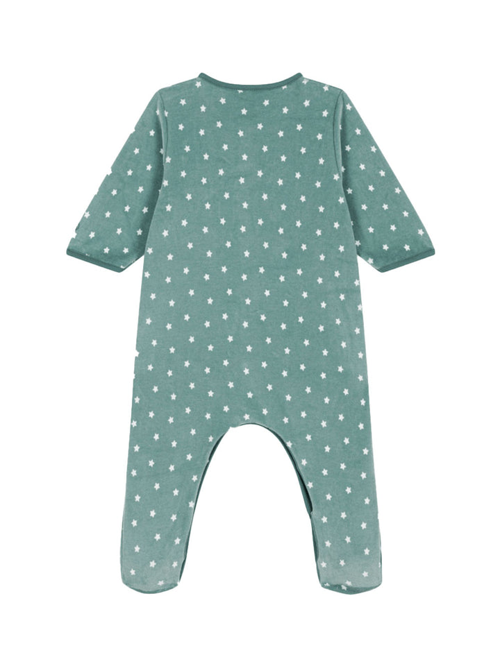 Petit Bateau chenille romper with stars