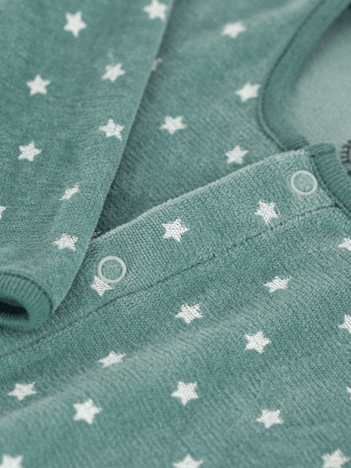 Petit Bateau chenille romper with stars
