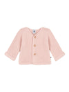 Petit Bateau pink knit cardigan