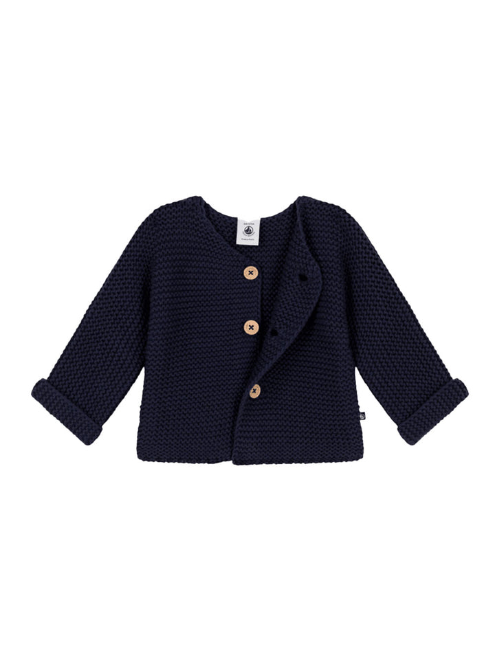 Petit Bateau baby blue cardigan