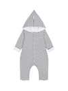 Petit Bateau tutina senza piedi cappuccio
