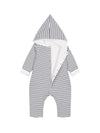 Petit Bateau tutina senza piedi cappuccio